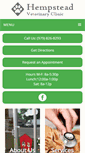Mobile Screenshot of hempsteadvet.com